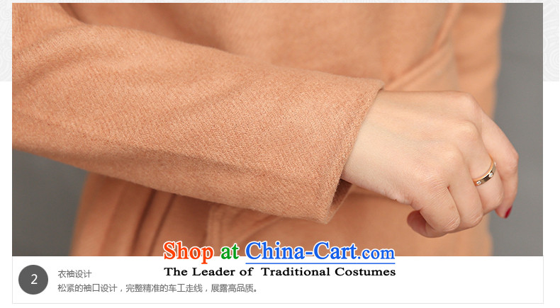 Pacar Gigi Lai Addis Ababa autumn and winter 2015 new products Sau San a wool coat Korean Sau San video thin hair? girls jacket long large flows of women with dark brown belt XXL picture, prices, brand platters! The elections are supplied in the national character of distribution, so action, buy now enjoy more preferential! As soon as possible.