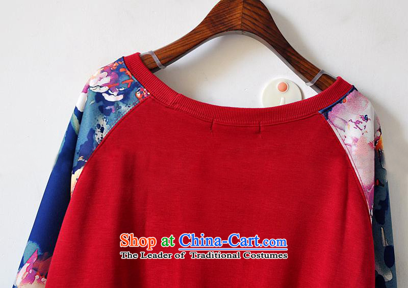 Gangnam-gu  2015 autumn and winter taste new larger women to increase leisure sweater thick MM220 catty long-sleeved Stamp Reinforcement of the female red 3XL lint-free recommendations 160-190 catty picture, prices, brand platters! The elections are supplied in the national character of distribution, so action, buy now enjoy more preferential! As soon as possible.