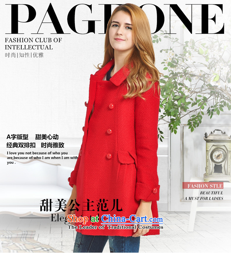 Page ONE/ Peggy 2015 winter new women's fashion in the Sau San Bow tie Is after sub-coats 873364 large red 1N S picture, prices, brand platters! The elections are supplied in the national character of distribution, so action, buy now enjoy more preferential! As soon as possible.