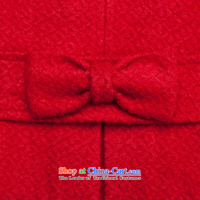 Page ONE/ Peggy 2015 winter new women's fashion in the Sau San Bow tie Is after sub-coats 873364 maximum 1N, S, Red Peggy , , , shopping on the Internet