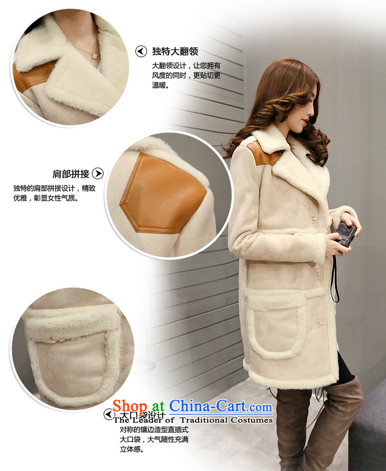 Oehe 2015 winter clothing new Korean version in Sau San long jacket, female video thin long-sleeved lapel gross? M pictures toner leather coats, prices, brand platters! The elections are supplied in the national character of distribution, so action, buy now enjoy more preferential! As soon as possible.