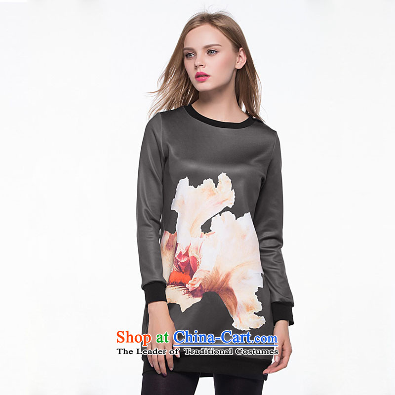 A large number of honey yucca female thick MM video thin 2015 Fall/Winter Collections of new stamp Sau San over the medium to longer term retro TEE sweater gray 7XL, al yucca honey , , , shopping on the Internet