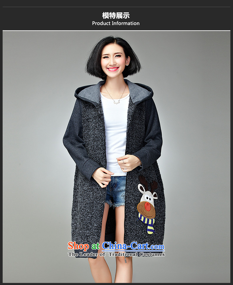 The Eternal Soo-to increase women's code? coats COAT 2015 gross thick MM sister Fall/Winter Collections of video in the thick of thin long new Korean sweater gross? Spend Jacket 4XL Photo Gray, prices, brand platters! The elections are supplied in the national character of distribution, so action, buy now enjoy more preferential! As soon as possible.