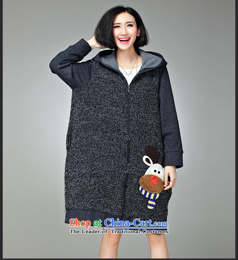 The Eternal Soo-to increase women's code? coats COAT 2015 gross thick MM sister Fall/Winter Collections of video in the thick of thin long new Korean sweater gross? Spend Jacket 4XL Photo Gray, prices, brand platters! The elections are supplied in the national character of distribution, so action, buy now enjoy more preferential! As soon as possible.