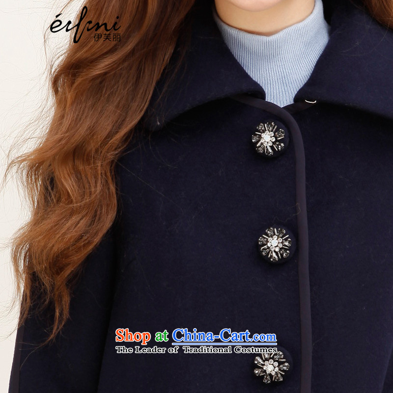 The elections as soon as possible of the Shang Xin Li 2015 winter new Korean edition dolls for wild pockets? coats female 141013273142 gross navy blue , L, Evelyn eifini lai () , , , shopping on the Internet