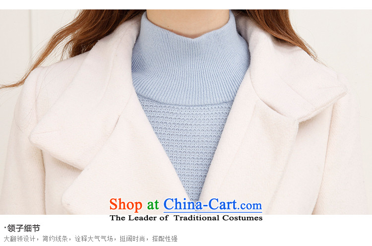The elections as soon as possible of the Shang Xin Li 2015 winter new Korean lapel temperament video thin coat of Sau San?? female gross 141023171341 coats rice white XL Photo, prices, brand platters! The elections are supplied in the national character of distribution, so action, buy now enjoy more preferential! As soon as possible.