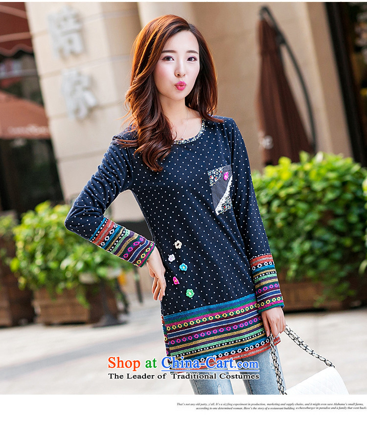 Doi affordable 2015 autumn and winter the new SISTER mm thick to increase the number of extra-thick coated shirt lint-free T-shirt female ethnic video thin coat of Sau San picture color 3XL( recommendations 180-200 catties) Picture, prices, brand platters! The elections are supplied in the national character of distribution, so action, buy now enjoy more preferential! As soon as possible.