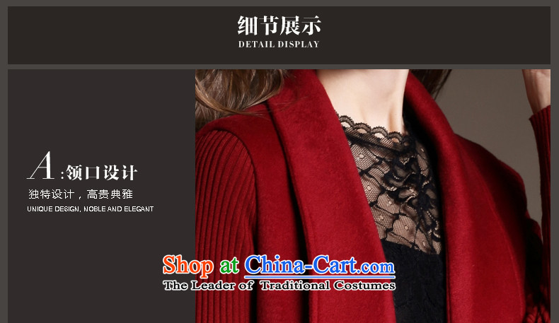 Cyangugu, 2015 autumn and winter new European and American Women's solid color jacket in gross? long 9 cuff a wool coat gray M picture, prices, brand platters! The elections are supplied in the national character of distribution, so action, buy now enjoy more preferential! As soon as possible.