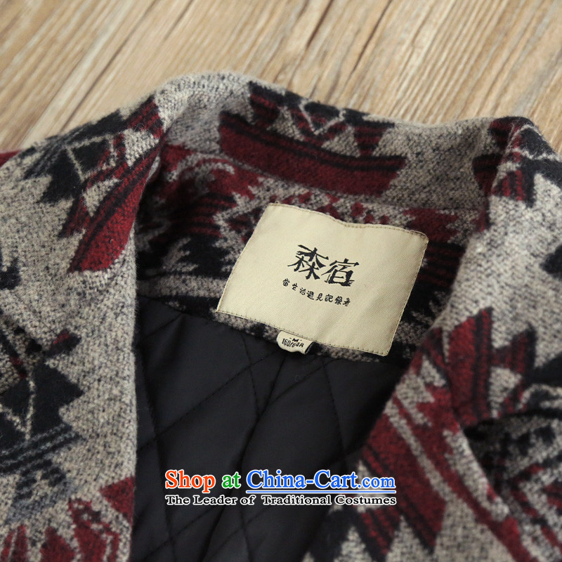 Sum of fried chicken and accommodation fried fish new 2015 winter clothing retro cotton lining winter coats? female gross 2542744 in red and gray M sum accommodation.... shopping on the Internet