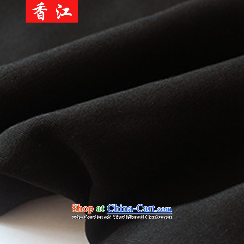 Xiang Jiang autumn and winter, to intensify the code, forming the trousers thick MM outside expertise through sister autumn the lint-free thick loose video thin warm casual pants female winter 382 Large Black 5XL, Xiangjiang , , , shopping on the Internet