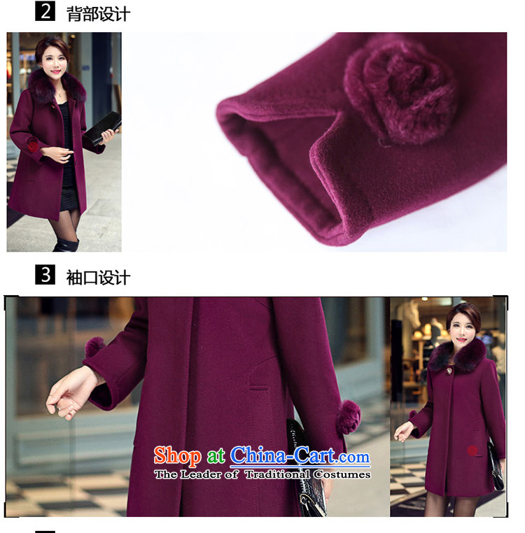Yuan slot in the 2015 Fall/Winter Collections in the new Fat MM large older women a wool coat loose collar mother load sense of Gross Gross YD623 jacket purple 3XL? Picture, prices, brand platters! The elections are supplied in the national character of distribution, so action, buy now enjoy more preferential! As soon as possible.