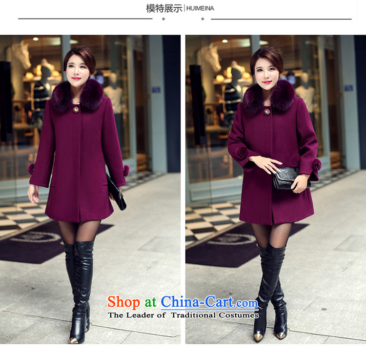 Yuan slot in the 2015 Fall/Winter Collections in the new Fat MM large older women a wool coat loose collar mother load sense of Gross Gross YD623 jacket purple 3XL? Picture, prices, brand platters! The elections are supplied in the national character of distribution, so action, buy now enjoy more preferential! As soon as possible.