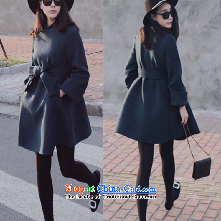 Cachon 2015 autumn and winter new Korean version in the Sau San long double-a wool coat gross? M Gray Photo female jacket, prices, brand platters! The elections are supplied in the national character of distribution, so action, buy now enjoy more preferential! As soon as possible.
