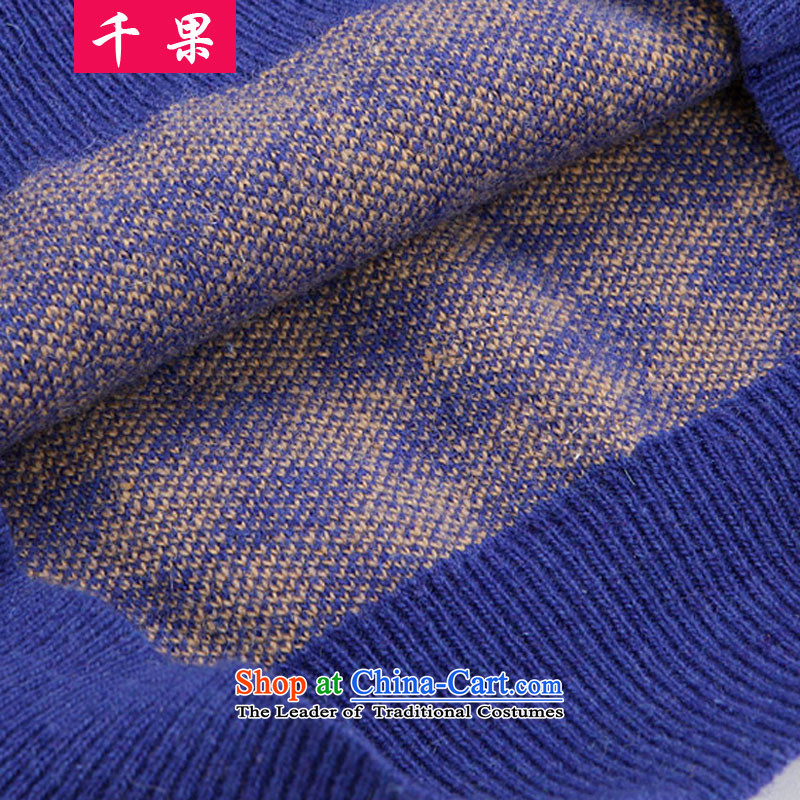 The results of the 2015 autumn and winter new to xl thick MM diamond pattern loose 200 catties woolen pullover, forming the Netherlands shirt women 2128 diamond 5XL175-215 sweater, around 922.747 thousand fruit (QIANGUO) , , , shopping on the Internet