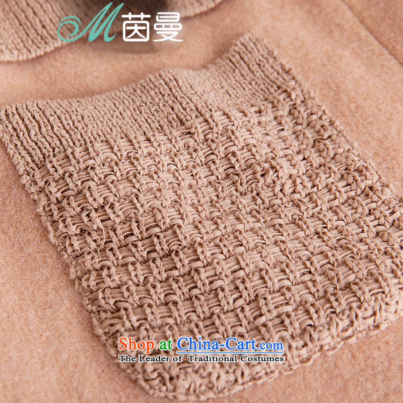 Athena Chu Cayman 2015 winter clothing new minimalist knitting stitching long coats)??- 8543210142 (female coats light brown Wong , L, Athena Cayman (INMAN, DIRECTOR) , , , shopping on the Internet