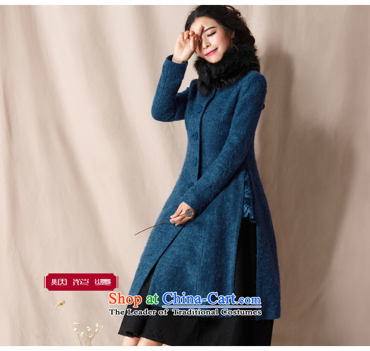 Fireworks Hot Winter 2015 new women's temperament gross for long-sleeved gross? coats of Sau San jacket continued to blue 15 days pre-sale XXL picture, prices, brand platters! The elections are supplied in the national character of distribution, so action, buy now enjoy more preferential! As soon as possible.