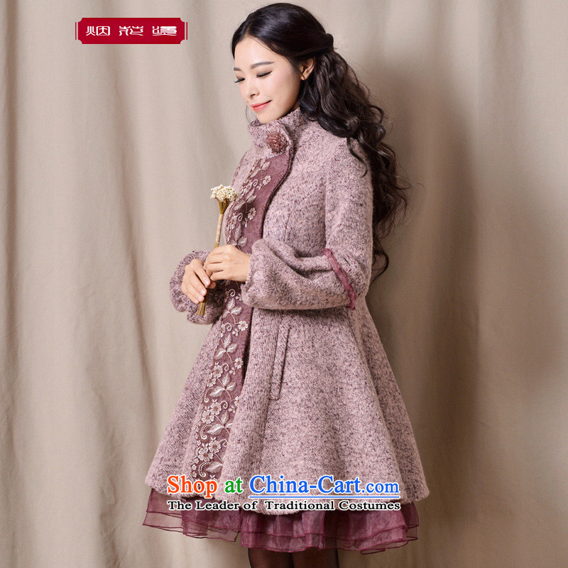 Fireworks Hot Winter 2015 new women's long-sleeved lanterns sweet gross surplus coat jacket incense? rose and color XL pre-sale 25 Days