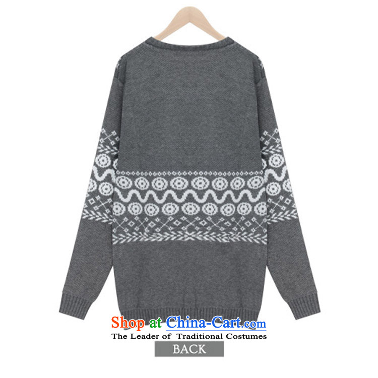 Thousands of fat xl coga female new 2015 Korean woolen pullover loose clothes in the autumn of thick mm long thick video thin gray 5XL Knitted Shirt 5233 picture, prices, brand platters! The elections are supplied in the national character of distribution, so action, buy now enjoy more preferential! As soon as possible.