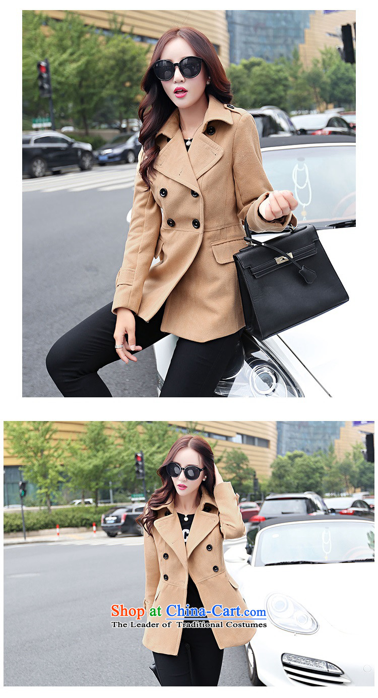 Gil Wo Ika 2015 winter new gross? 20 30-year-old girl jacket woolen coats that long, and larger Connie sub-jacket, wine red 2XL Photo, prices, brand platters! The elections are supplied in the national character of distribution, so action, buy now enjoy more preferential! As soon as possible.