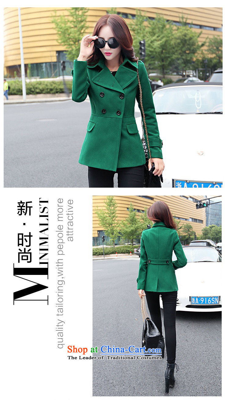 Gil Wo Ika 2015 winter new gross? 20 30-year-old girl jacket woolen coats that long, and larger Connie sub-jacket, wine red 2XL Photo, prices, brand platters! The elections are supplied in the national character of distribution, so action, buy now enjoy more preferential! As soon as possible.