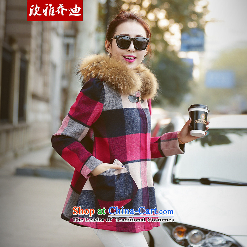Yan Nga Jodie 2015 winter new Korean short of Sau San cloak? jacket small incense gross style a wool coat female picture color L, Yan Nga Jodie (XINYAJODI) , , , shopping on the Internet