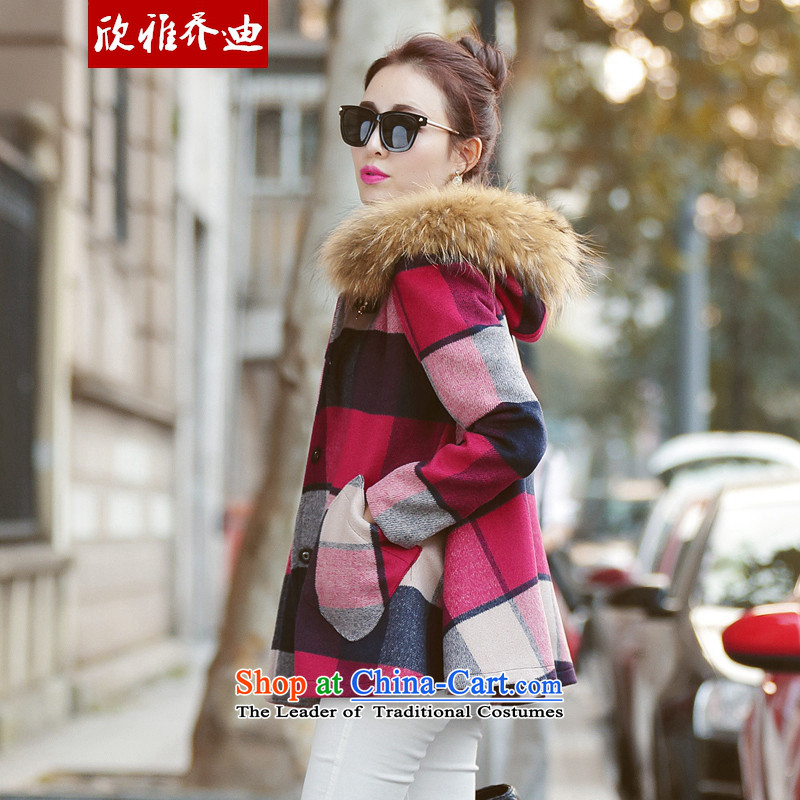 Yan Nga Jodie 2015 winter new Korean short of Sau San cloak? jacket small incense gross style a wool coat female picture color L, Yan Nga Jodie (XINYAJODI) , , , shopping on the Internet