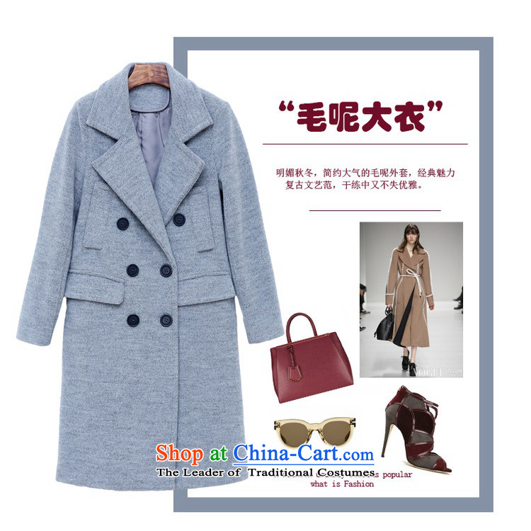 Gil Wo Ika 2015 autumn and winter new Korean fashion wool coat?? jacket women gross light gray M picture, prices, brand platters! The elections are supplied in the national character of distribution, so action, buy now enjoy more preferential! As soon as possible.