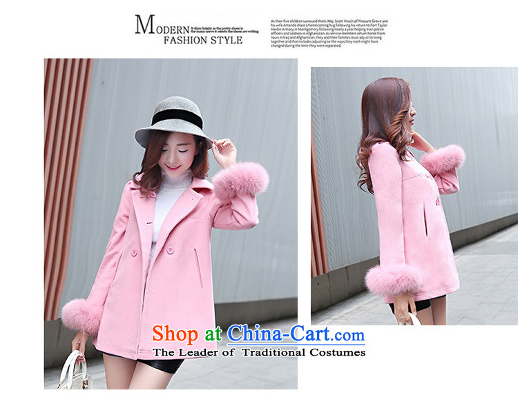 Gil Wo Ika 2015 winter video thin Korean new products for winter gross cloak a wool coat wool coat fox gross flows?? coats female light blue S picture, prices, brand platters! The elections are supplied in the national character of distribution, so action, buy now enjoy more preferential! As soon as possible.