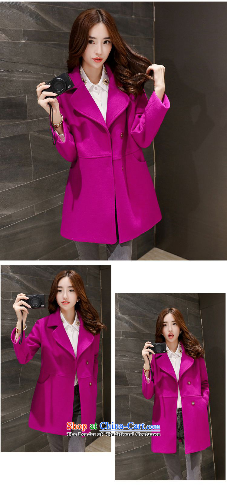 The sponsors to optimize the color coats female spring and autumn 2015? the new Korean women in windbreaker long hair stylish high-end of the jacket? female 125 red S picture, prices, brand platters! The elections are supplied in the national character of distribution, so action, buy now enjoy more preferential! As soon as possible.