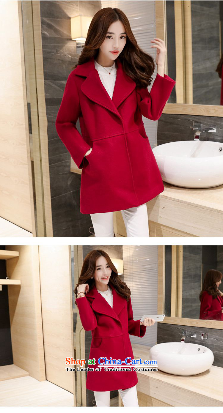 The sponsors to optimize the color coats female spring and autumn 2015? the new Korean women in windbreaker long hair stylish high-end of the jacket? female 125 red S picture, prices, brand platters! The elections are supplied in the national character of distribution, so action, buy now enjoy more preferential! As soon as possible.