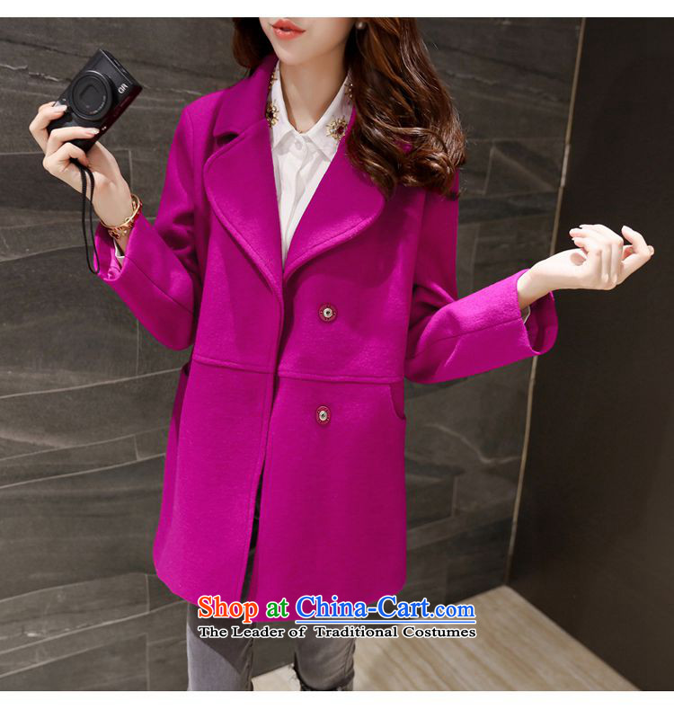 The sponsors to optimize the color coats female spring and autumn 2015? the new Korean women in windbreaker long hair stylish high-end of the jacket? female 125 red S picture, prices, brand platters! The elections are supplied in the national character of distribution, so action, buy now enjoy more preferential! As soon as possible.