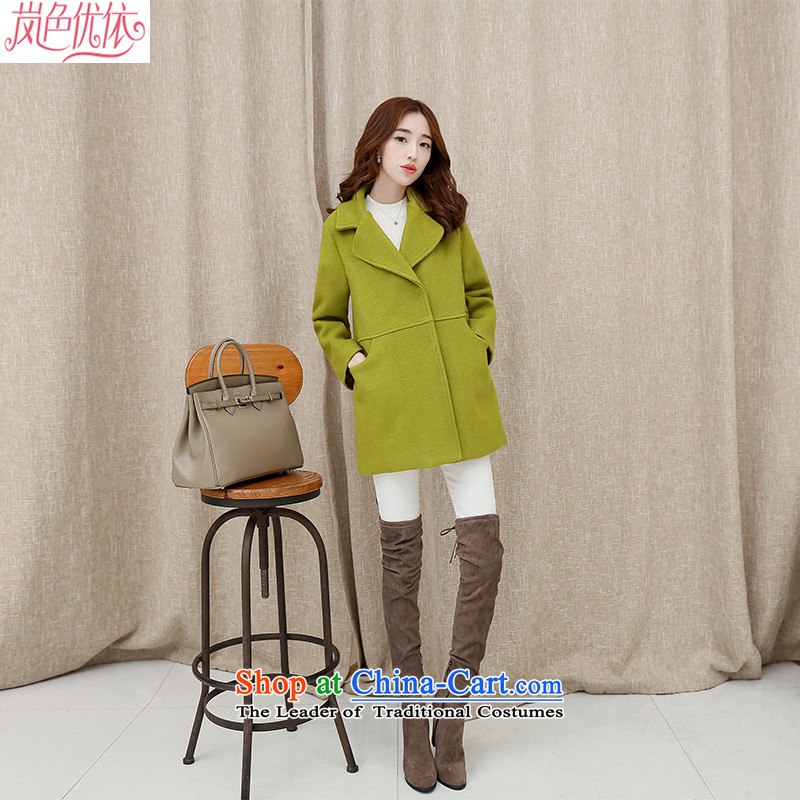 The sponsors to optimize the color coats female spring and autumn 2015? the new Korean women in windbreaker long hair stylish high-end of the jacket? female 125 red color optimization according to the sponsors S (LANSEYOUYI) , , , shopping on the Internet
