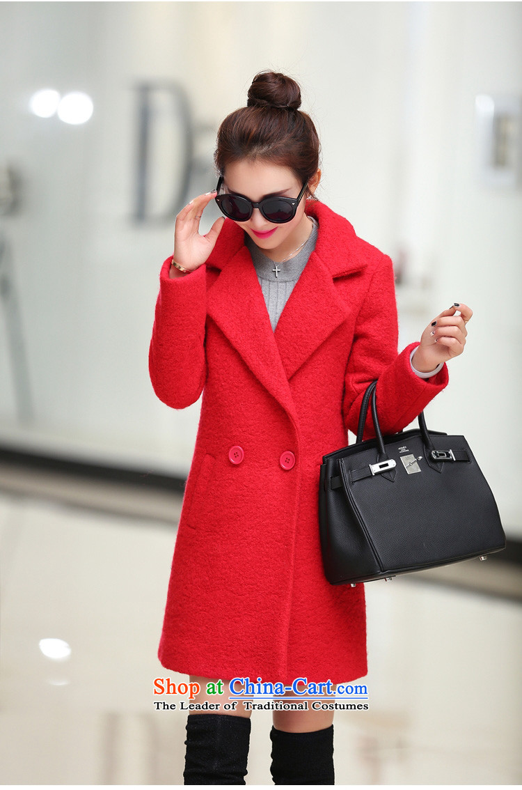 Morcar snow fur coats Connie? 2015 Winter Female winter new Korean Sau San video thin cashmere overcoat girl in a long hair stylish coat purple M pictures?, prices, brand platters! The elections are supplied in the national character of distribution, so action, buy now enjoy more preferential! As soon as possible.