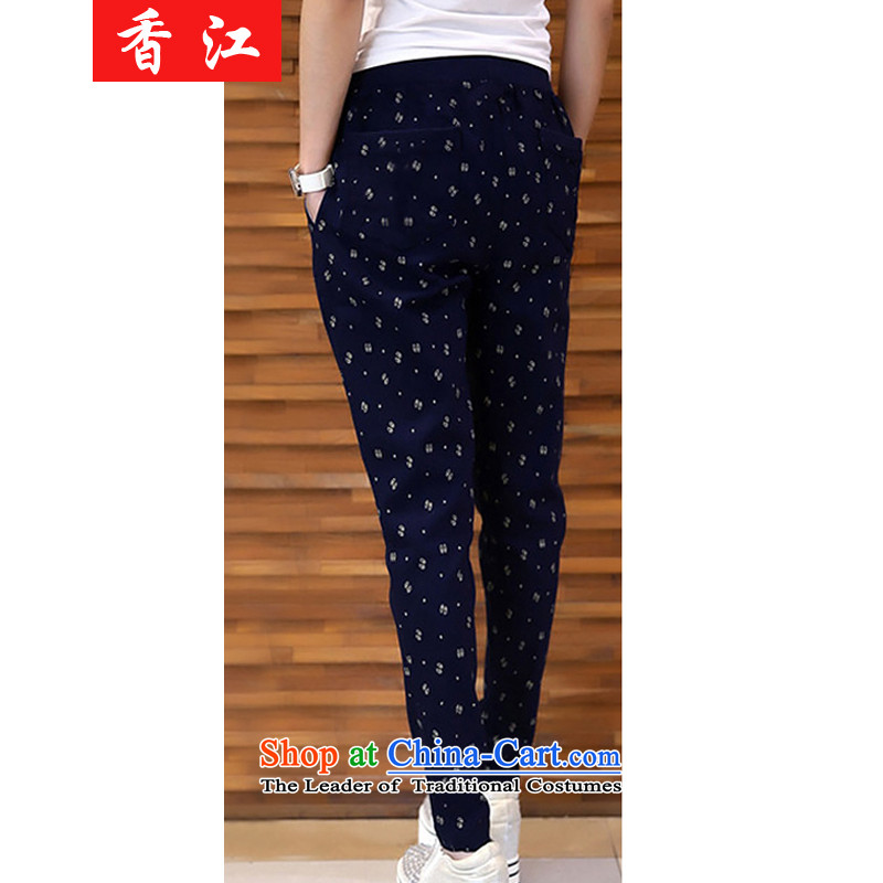 Xiang Jiang autumn and winter, to intensify the code, forming the trousers thick MM outside expertise through sister autumn the lint-free thick loose video thin casual pants warm winter female trousers 386 Large Black 5XL, Xiangjiang , , , shopping on the Internet