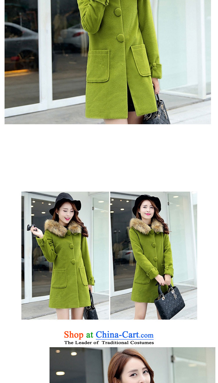 Champs billion Land 2015 autumn and winter coats gross new women's? removable gross for long Korean young female coats loose hair and Kim Ho D908 L picture, prices, brand platters! The elections are supplied in the national character of distribution, so action, buy now enjoy more preferential! As soon as possible.