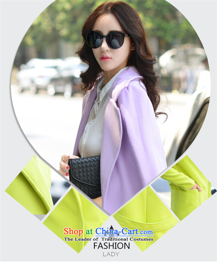 Cayman commercial silk ceremony? jacket female 2015 gross autumn and winter coats pockets in gross? long time foutune suits for pure color during the spring and autumn a wool coat RADIANTCOLOR M pictures, prices, brand platters! The elections are supplied in the national character of distribution, so action, buy now enjoy more preferential! As soon as possible.