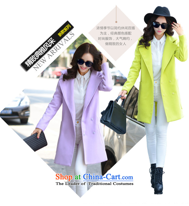 Cayman commercial silk ceremony? jacket female 2015 gross autumn and winter coats pockets in gross? long time foutune suits for pure color during the spring and autumn a wool coat RADIANTCOLOR M pictures, prices, brand platters! The elections are supplied in the national character of distribution, so action, buy now enjoy more preferential! As soon as possible.