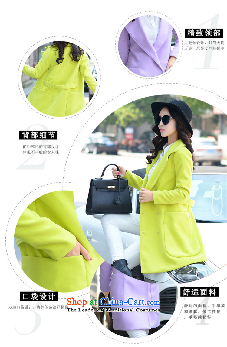 Cayman commercial silk ceremony? jacket female 2015 gross autumn and winter coats pockets in gross? long time foutune suits for pure color during the spring and autumn a wool coat RADIANTCOLOR M pictures, prices, brand platters! The elections are supplied in the national character of distribution, so action, buy now enjoy more preferential! As soon as possible.