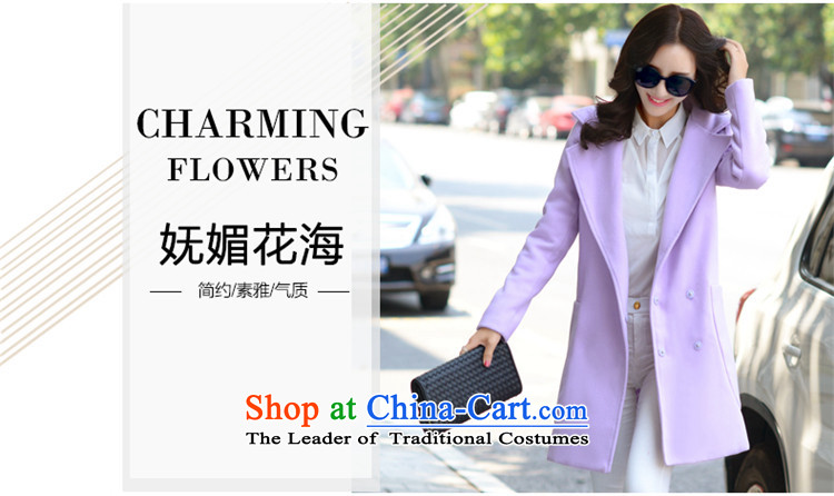 Cayman commercial silk ceremony? jacket female 2015 gross autumn and winter coats pockets in gross? long time foutune suits for pure color during the spring and autumn a wool coat RADIANTCOLOR M pictures, prices, brand platters! The elections are supplied in the national character of distribution, so action, buy now enjoy more preferential! As soon as possible.