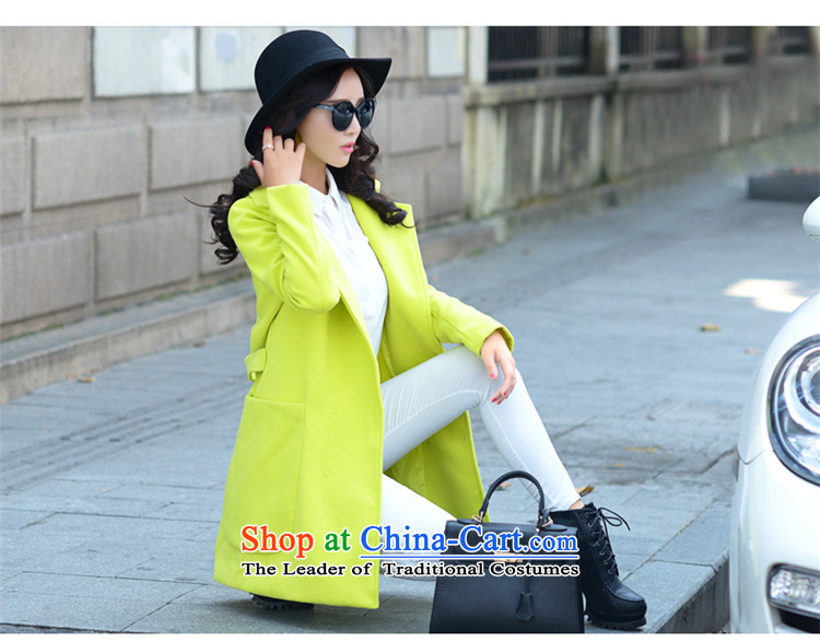 Cayman commercial silk ceremony? jacket female 2015 gross autumn and winter coats pockets in gross? long time foutune suits for pure color during the spring and autumn a wool coat RADIANTCOLOR M pictures, prices, brand platters! The elections are supplied in the national character of distribution, so action, buy now enjoy more preferential! As soon as possible.