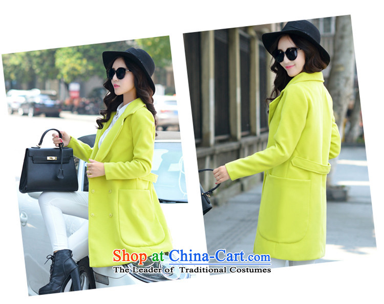 Cayman commercial silk ceremony? jacket female 2015 gross autumn and winter coats pockets in gross? long time foutune suits for pure color during the spring and autumn a wool coat RADIANTCOLOR M pictures, prices, brand platters! The elections are supplied in the national character of distribution, so action, buy now enjoy more preferential! As soon as possible.
