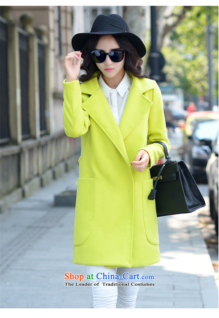 Cayman commercial silk ceremony? jacket female 2015 gross autumn and winter coats pockets in gross? long time foutune suits for pure color during the spring and autumn a wool coat RADIANTCOLOR M pictures, prices, brand platters! The elections are supplied in the national character of distribution, so action, buy now enjoy more preferential! As soon as possible.