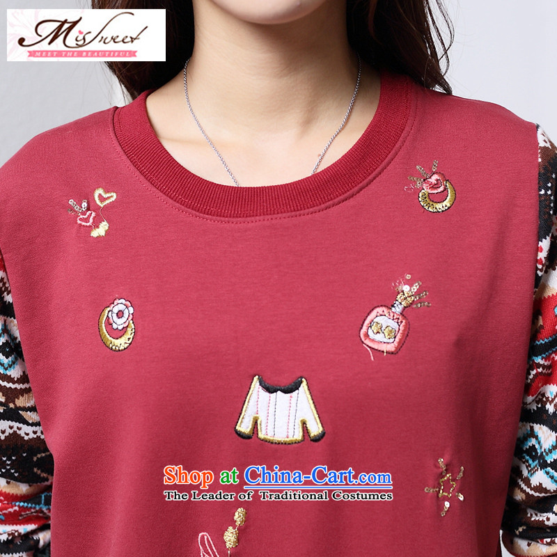 The litany of m to xl female autumn blouses 200 catties thick sister sweater loose video forming the thin blue embroidery XL(135 shirt 145), to m Xin Ulsan shopping on the Internet has been pressed.