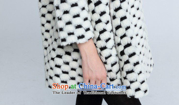 The DAZZLE of 15 counters to black and white in the Argyle wool long without collars 251G211 coats the white 155XS picture, prices, brand platters! The elections are supplied in the national character of distribution, so action, buy now enjoy more preferential! As soon as possible.