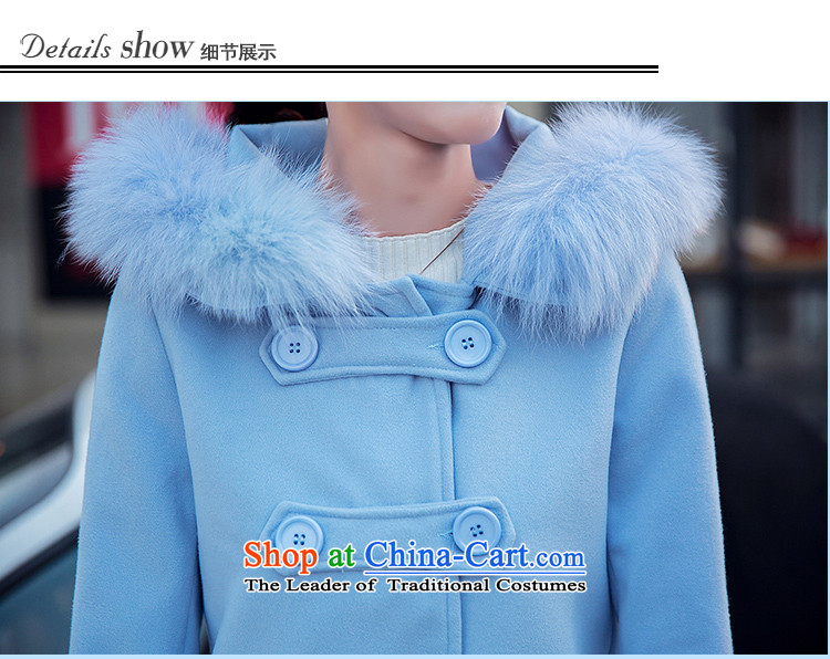 Grapos2015 autumn and winter in new long-Nagymaros for small-wind jacket is a gross overcoat, blue M pictures DY017 girl, prices, brand platters! The elections are supplied in the national character of distribution, so action, buy now enjoy more preferential! As soon as possible.