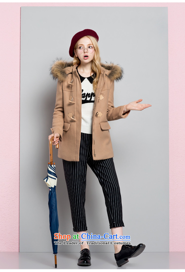 Lok-machi 2015 Autumn new gross coats in female long?)? sub-jacket with cap shirt autumn and winter female warm clothes and color pictures, prices, S/155 brand platters! The elections are supplied in the national character of distribution, so action, buy now enjoy more preferential! As soon as possible.