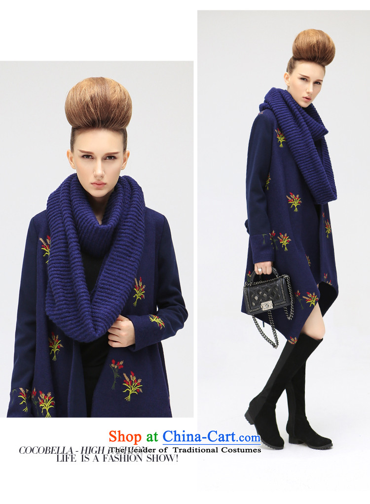The autumn 2015 new COCOBELLA embroidery cloak shawl, a wool coat women's gross CT365 possession blue jacket? L picture, prices, brand platters! The elections are supplied in the national character of distribution, so action, buy now enjoy more preferential! As soon as possible.