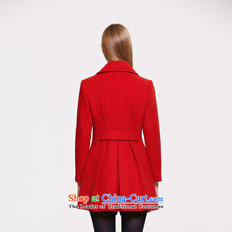 The OSA EURO 2015 Winter New Windsor female double-a wool coat women's gross SD523011 jacket? large red M, OSCE Lisa (O.SA) , , , shopping on the Internet