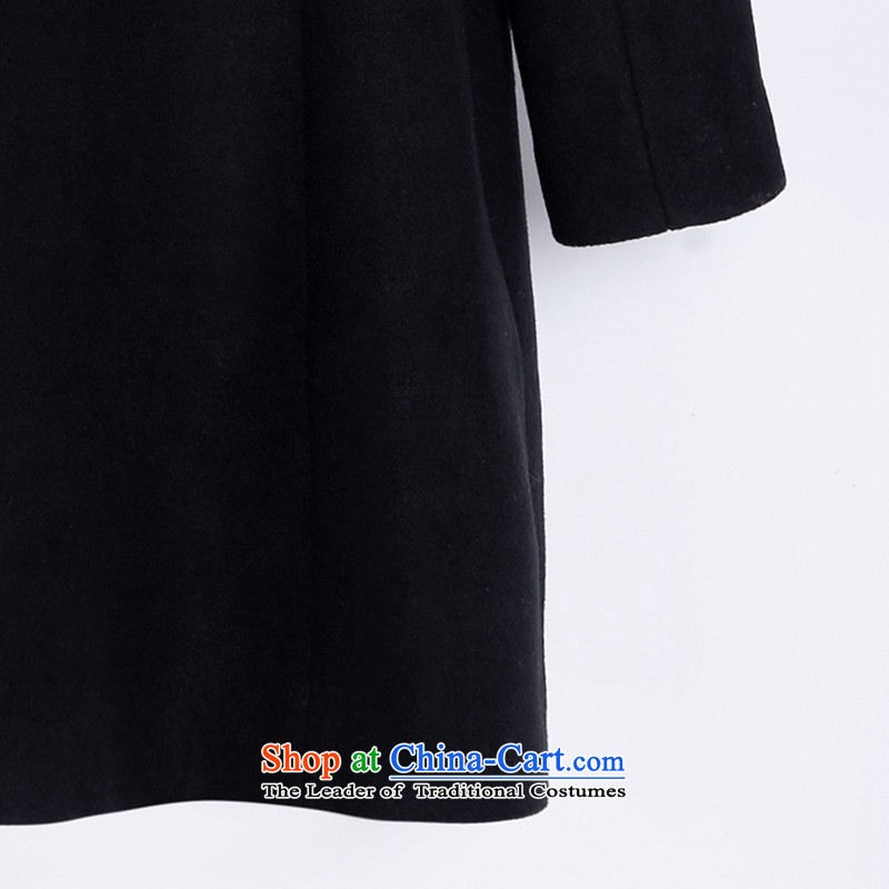 The OSA EURO 2015 Winter New Windsor female minimalist Sau San? jacket coat Ms. gross SD556001 black , L, OSCE Lisa (O.SA) , , , shopping on the Internet