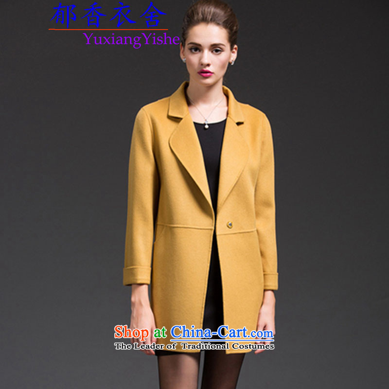 Yu Xiang Yi homes by 2015 new autumn and winter coats female two-sided Cashmere wool sweater in a long, long-sleeved thin deep in the Video   red , L, Yu Heung-yi (YUXIANGYISHE) , , , shopping on the Internet